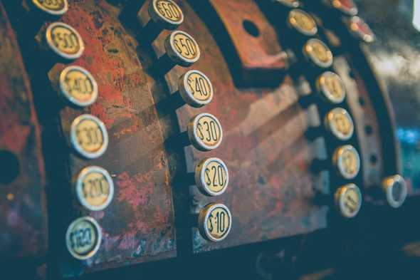 old cash register